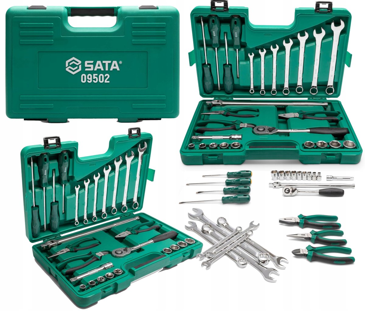 SATA ST09502SJ 26-delige Doppenset 1/2" Metrisch Gereedschap