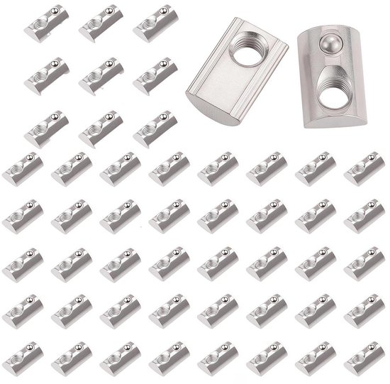 Allecto Plus - Groefstenen 50 stuks 20 x 20 cm M6 met centreerkogelmoer