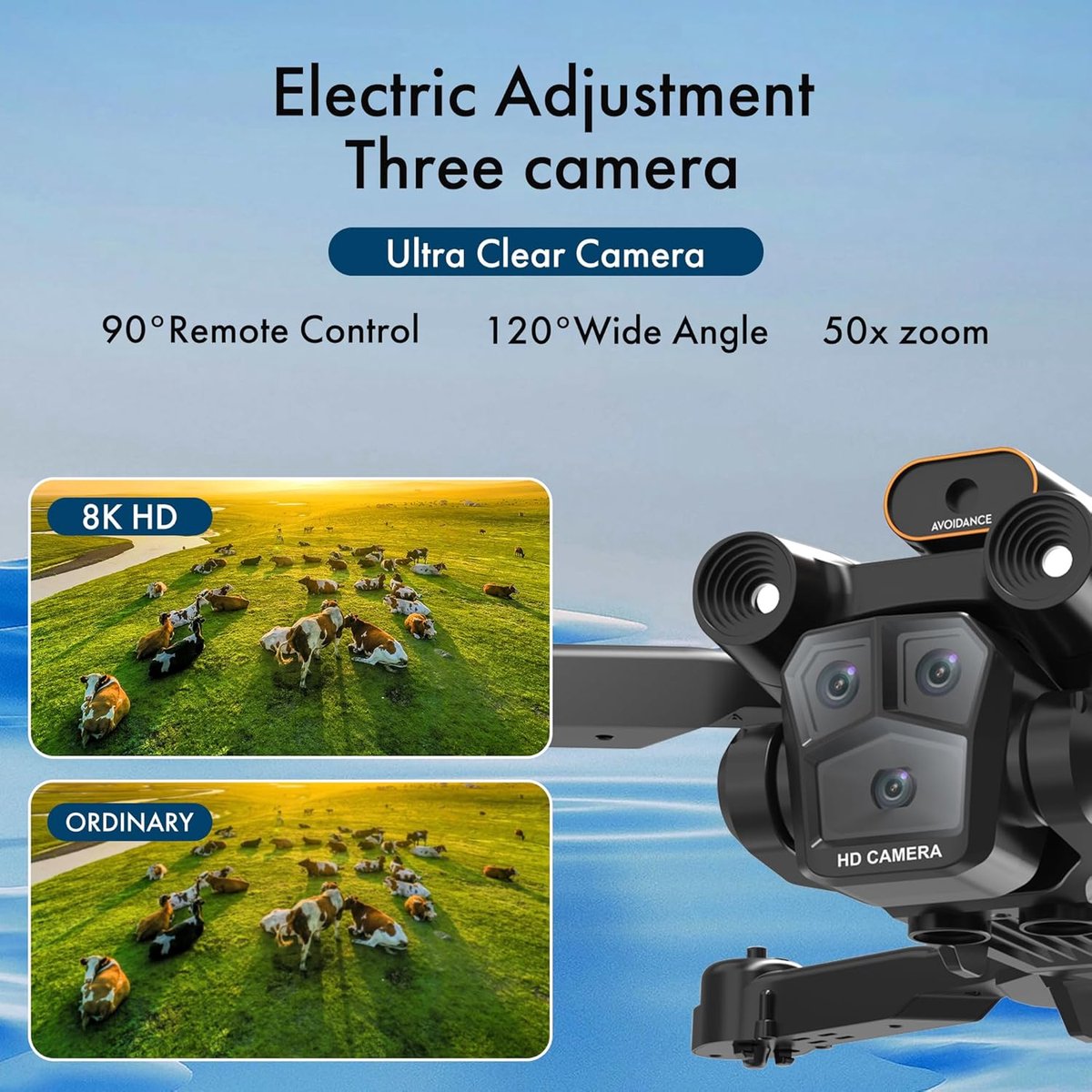 Opvouwbare Drone 1080P Dual-Camera thumbnail 6