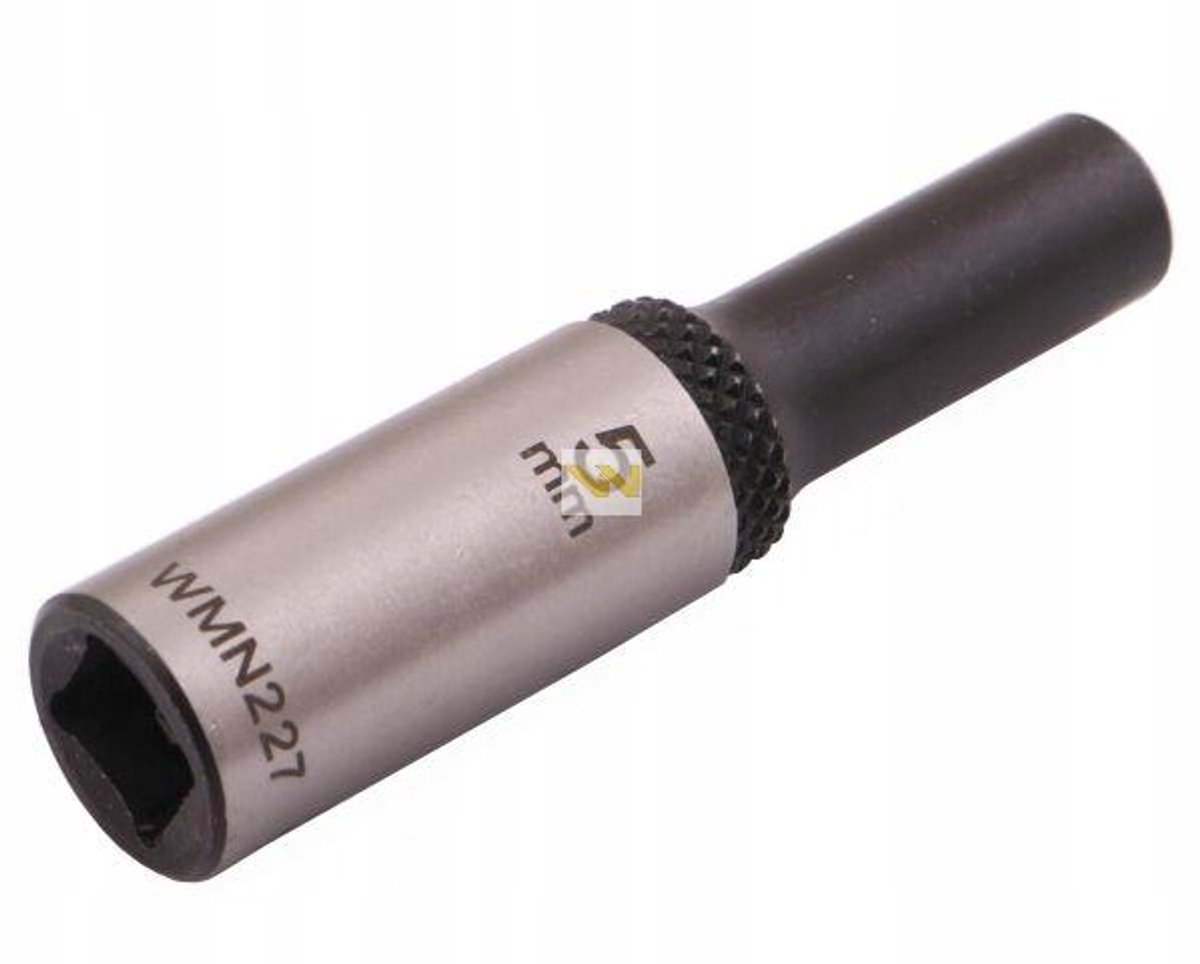 Waryński 1/4" Dopsleutel 5mm CrV - Lange Uitvoering