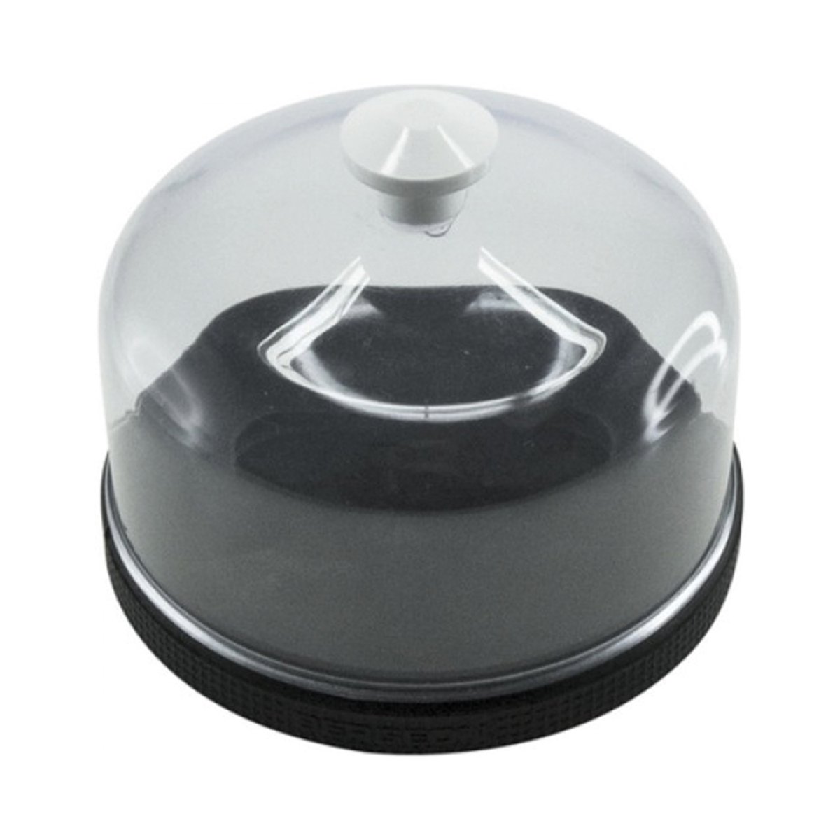 Bergeon stofkap 30097-EC met omkeerbaar montagekussen, voor het opbergen van reserveonderdelen of kleine onderdelen