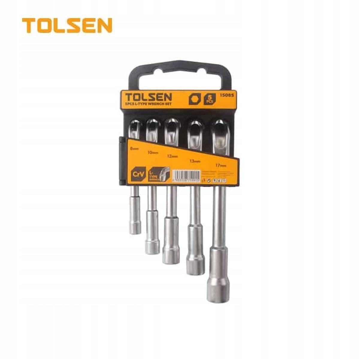 Tolsen Dopsleutelset 5 Delig 8-19mm
