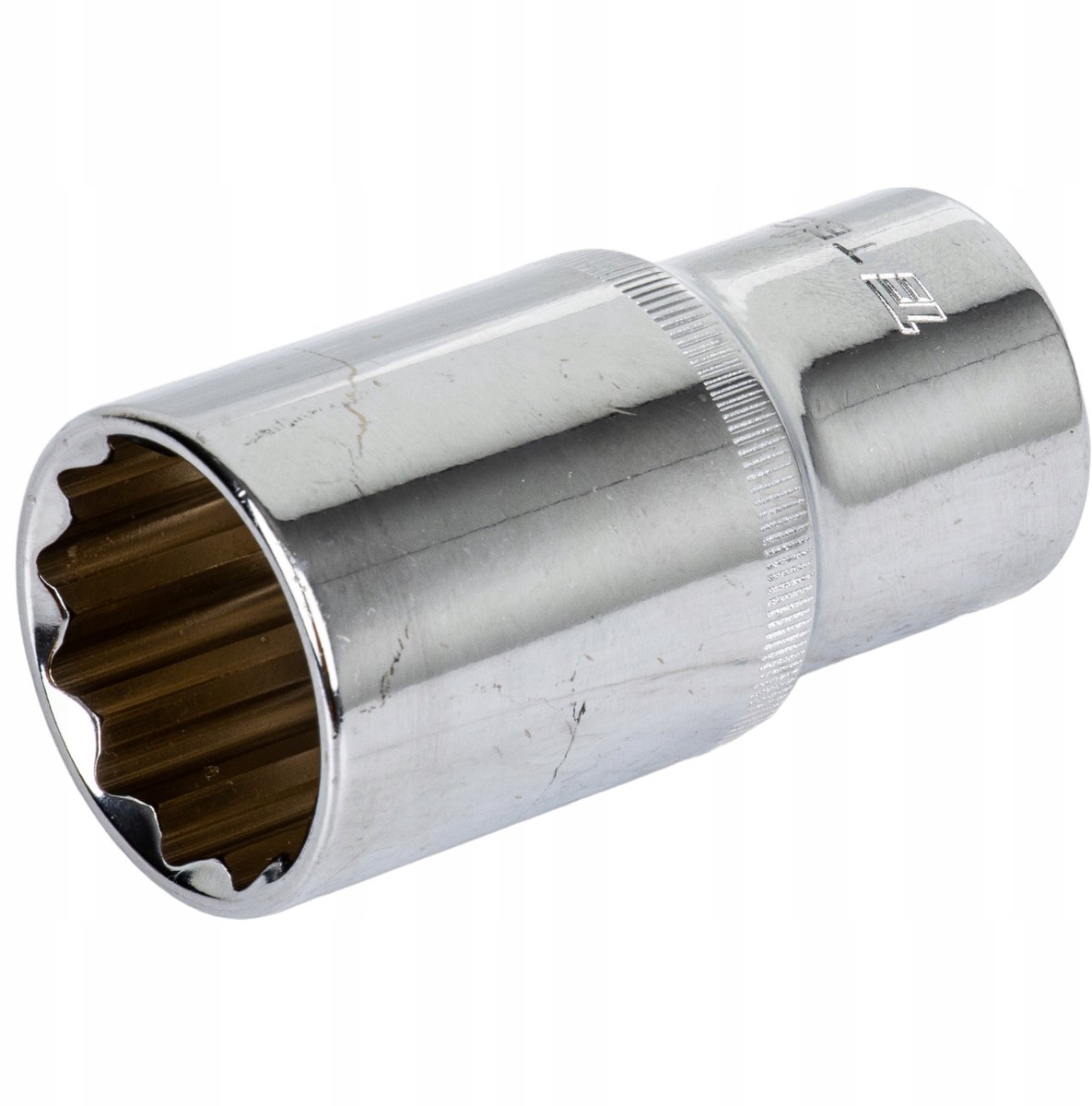 12-punts Dop 30 mm 1/2" lang 76 mm CrV DIN 3124