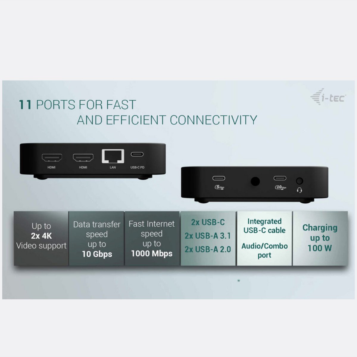 i-Tec - USB-C Docking Station thumbnail 4