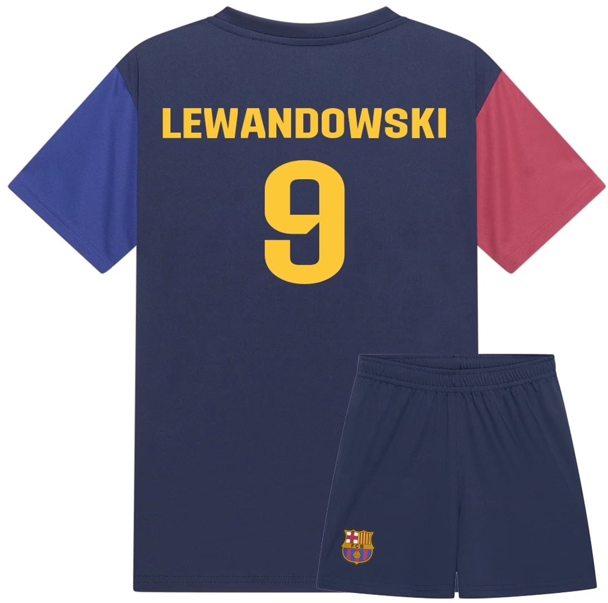 Lewandowski FC Barcelona Voetbaltenue Thuis - 2025-2026- Maat 164