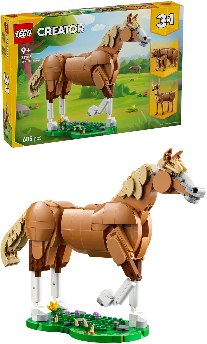 LEGO® Creator 3in1 Prachtig Paard, Dierenbouwset - 31166 — afbeelding 13