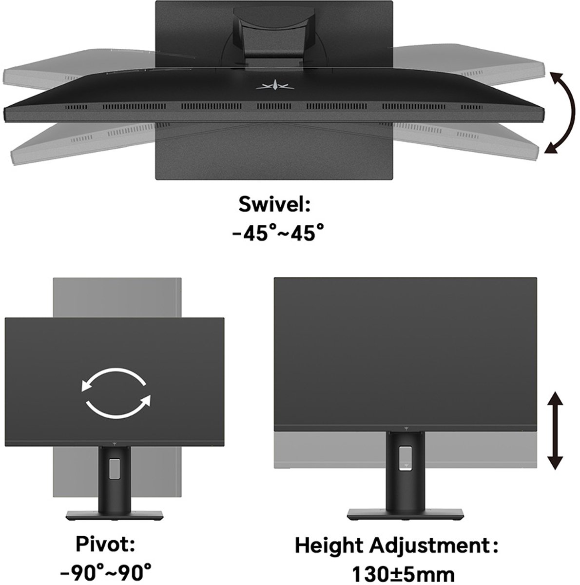 KTC H25X7 Plat 16:9 Fast IPS FHD 1920 x 1080 360 Hz - afbeelding 2