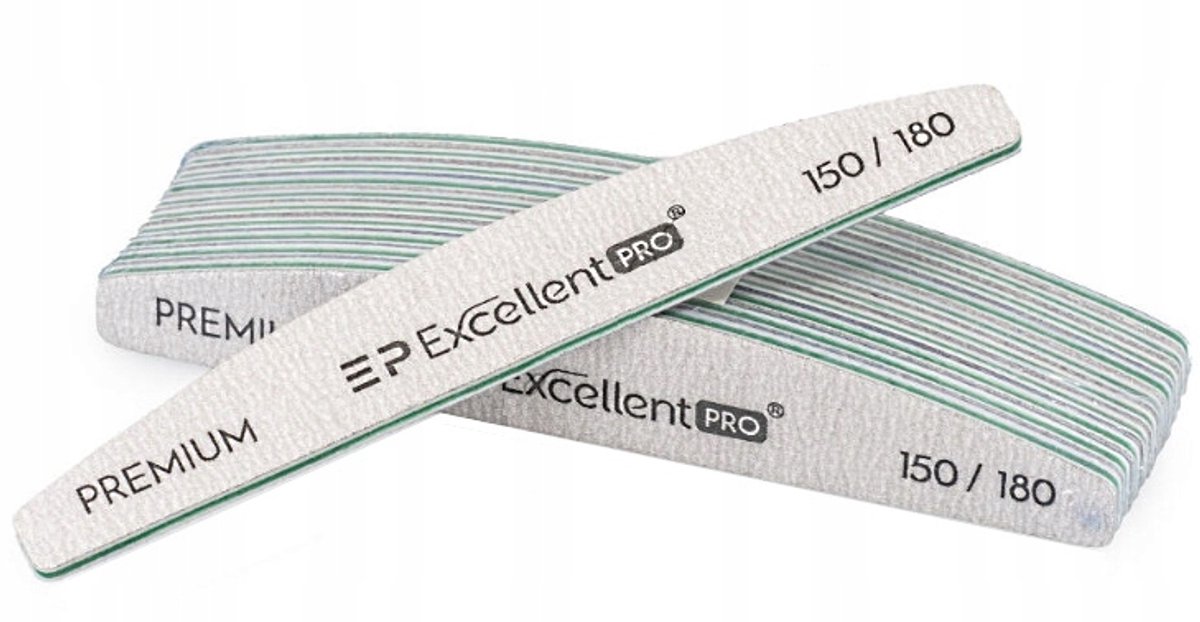 Excellent PRO Zebra Nagelvijl Premium 150/180 - 10 stuks
