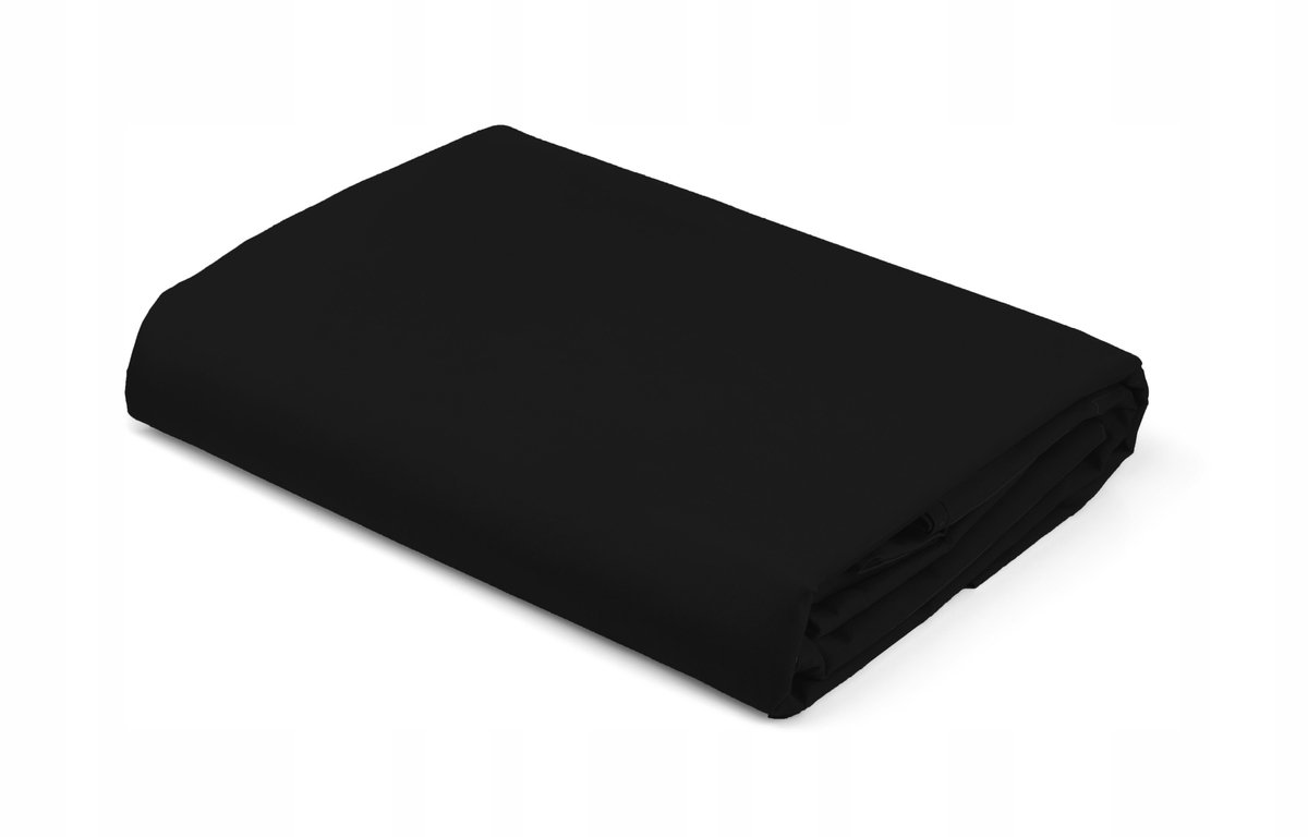 Zijdeachtig Hoeslaken met Elastiek 90x200 Zwart - Pure Comfort