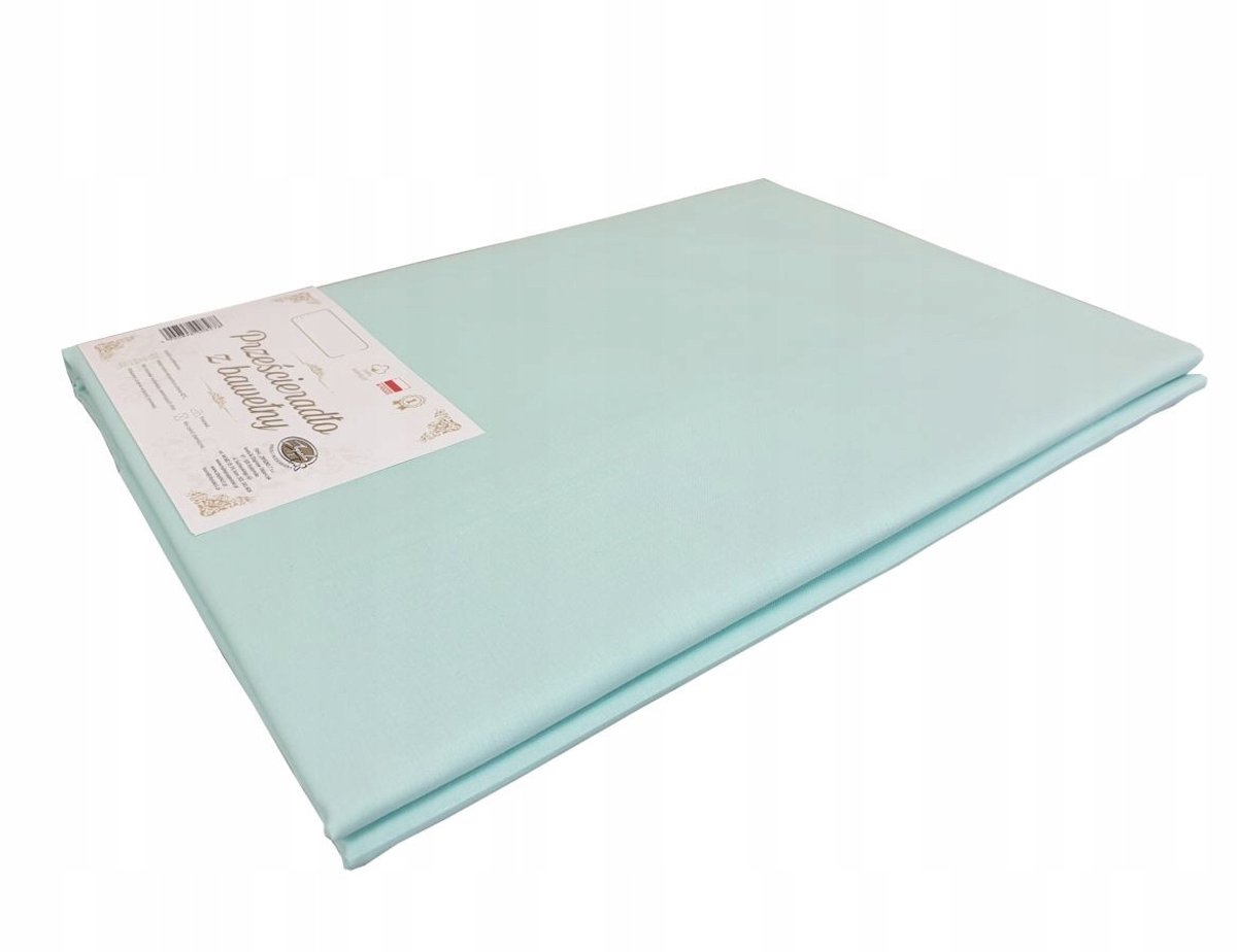 100% Katoenen Hoeslaken 160x200cm - Zonder Elastiek - Mintgroen
