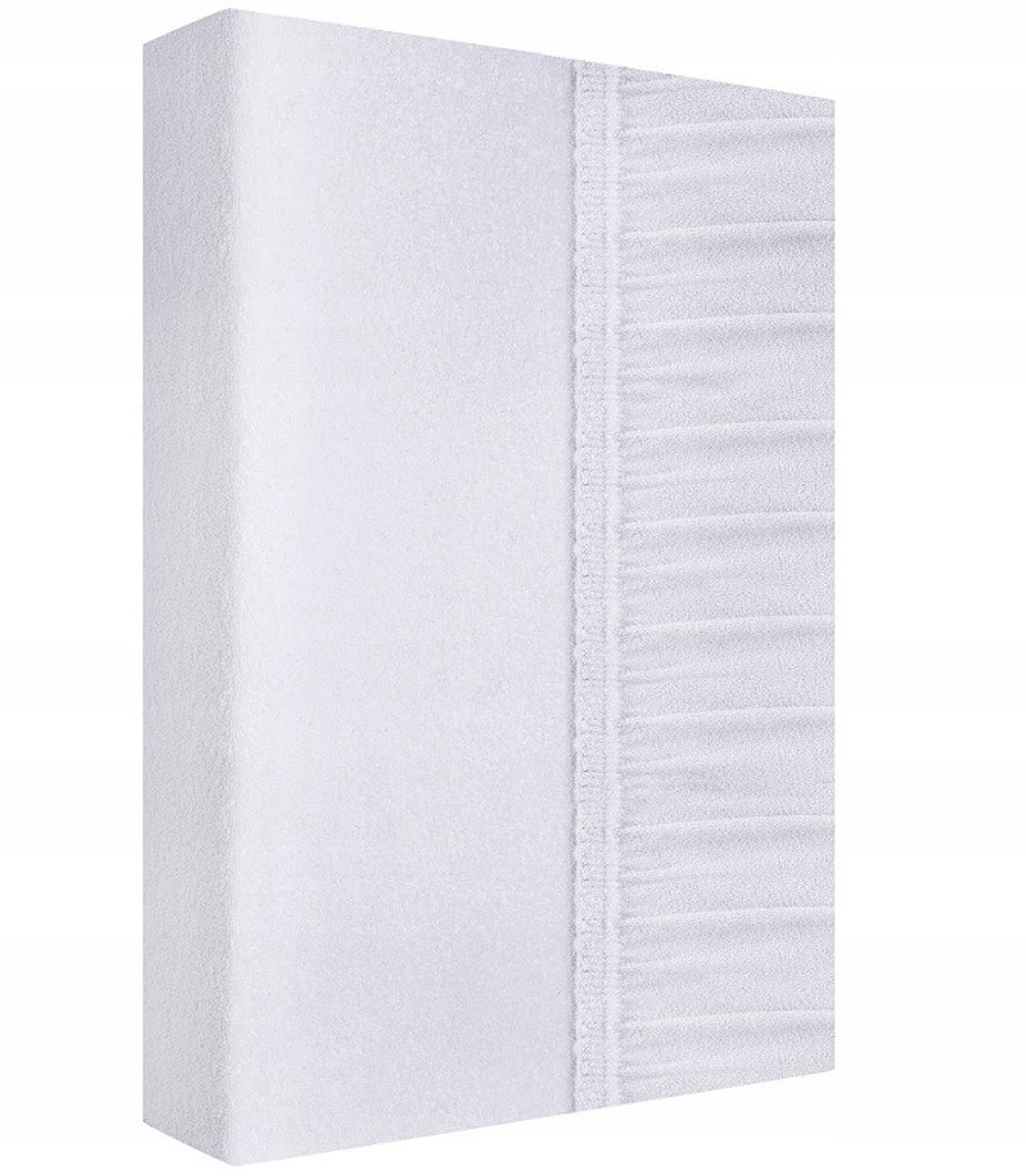 Fijne Frotte Hoeslaken met Elastiek 90x200 cm Wit