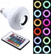 Muzieklamp-Bluetooth-Afstandbediening-Lamp-Speaker-Speakerlamp-Full collor-Kleuren-E27