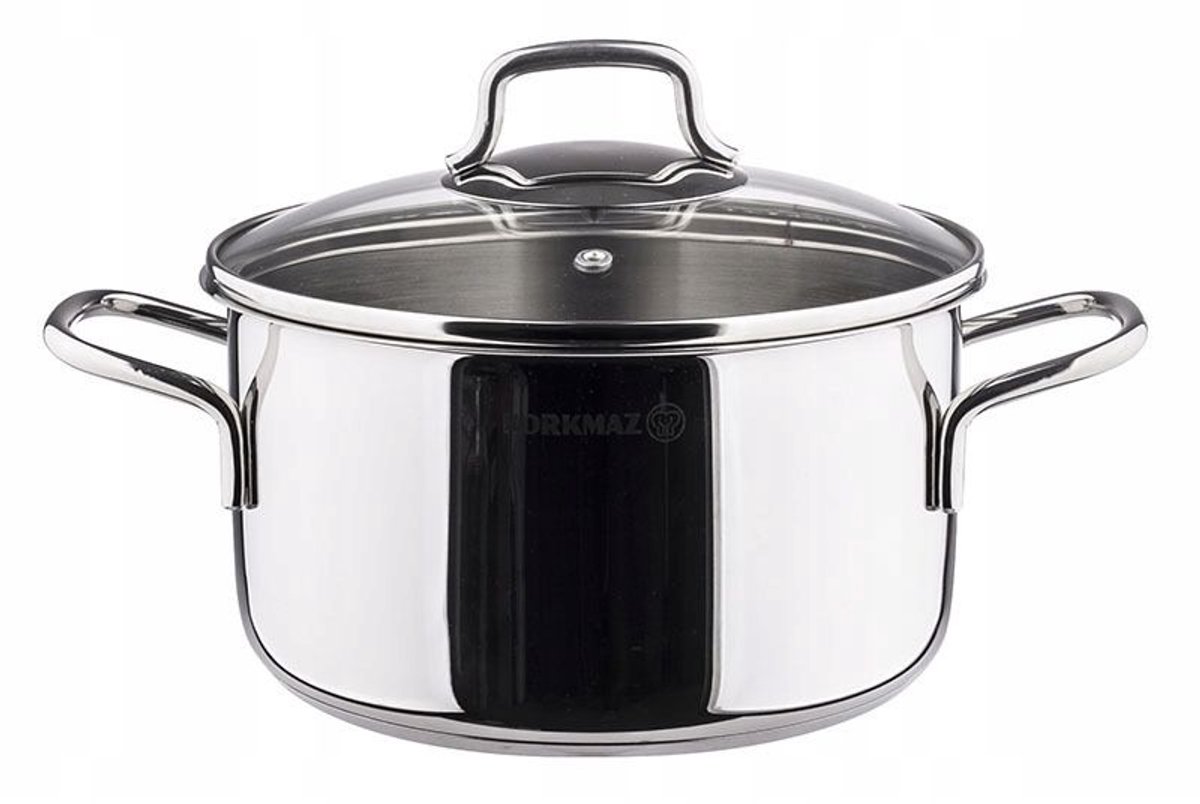 Korkmaz Perla RVS Pan 8,5L - Hoogwairdge Kwaliteit