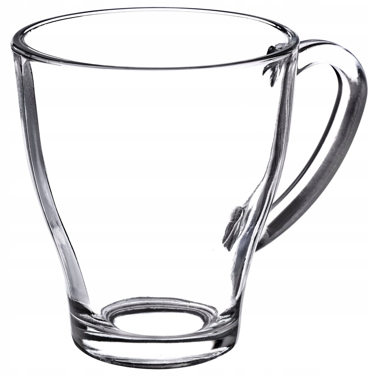 Kadax Glazen Mok met Oor - 250ml - Perfect voor Koffie, Thee & Sap