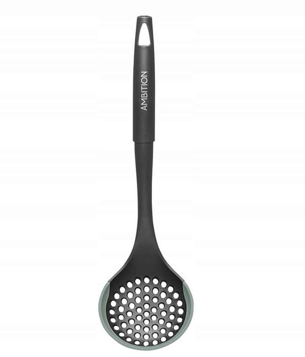 Ambitie Varen Schiuma Lepel - Salie, Hittebestendig, 34cm
