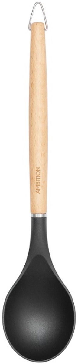 Ambition Naturel Ovalen Lepel 32,5 cm - Nylon & Hout