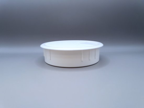 Dop Conduit Kabeldoorvoer dop Kunststof WIT Rond 80mm. | bol