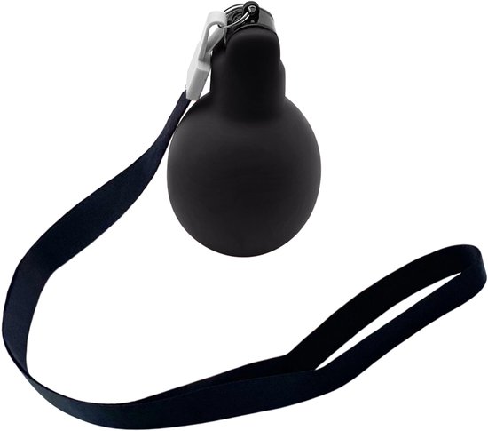 Sifflet à pression Kavna avec cordon - Sifflet à main - Sifflet d'arbitre - Sifflet pour chien - Zwart