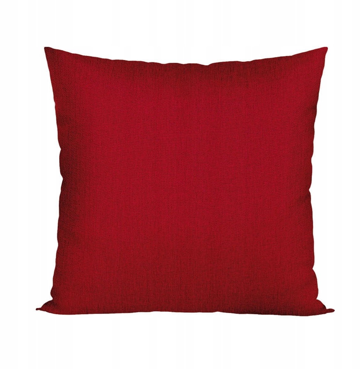 Elegante rode kussenhoes 40x40cm - zacht geweven stof