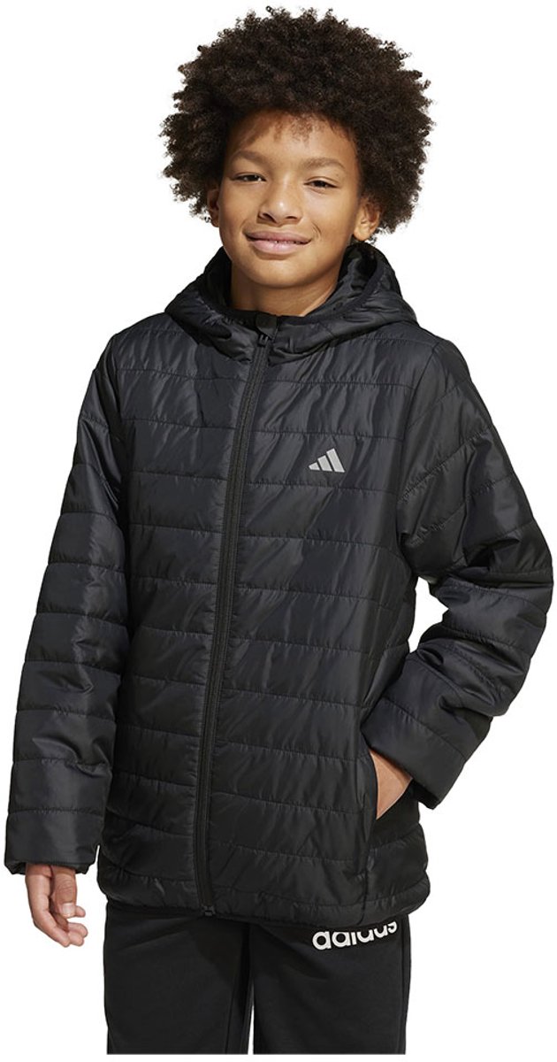 Adidas Essentials Light Padded Jas 13-14 Years Kinderen Zilver