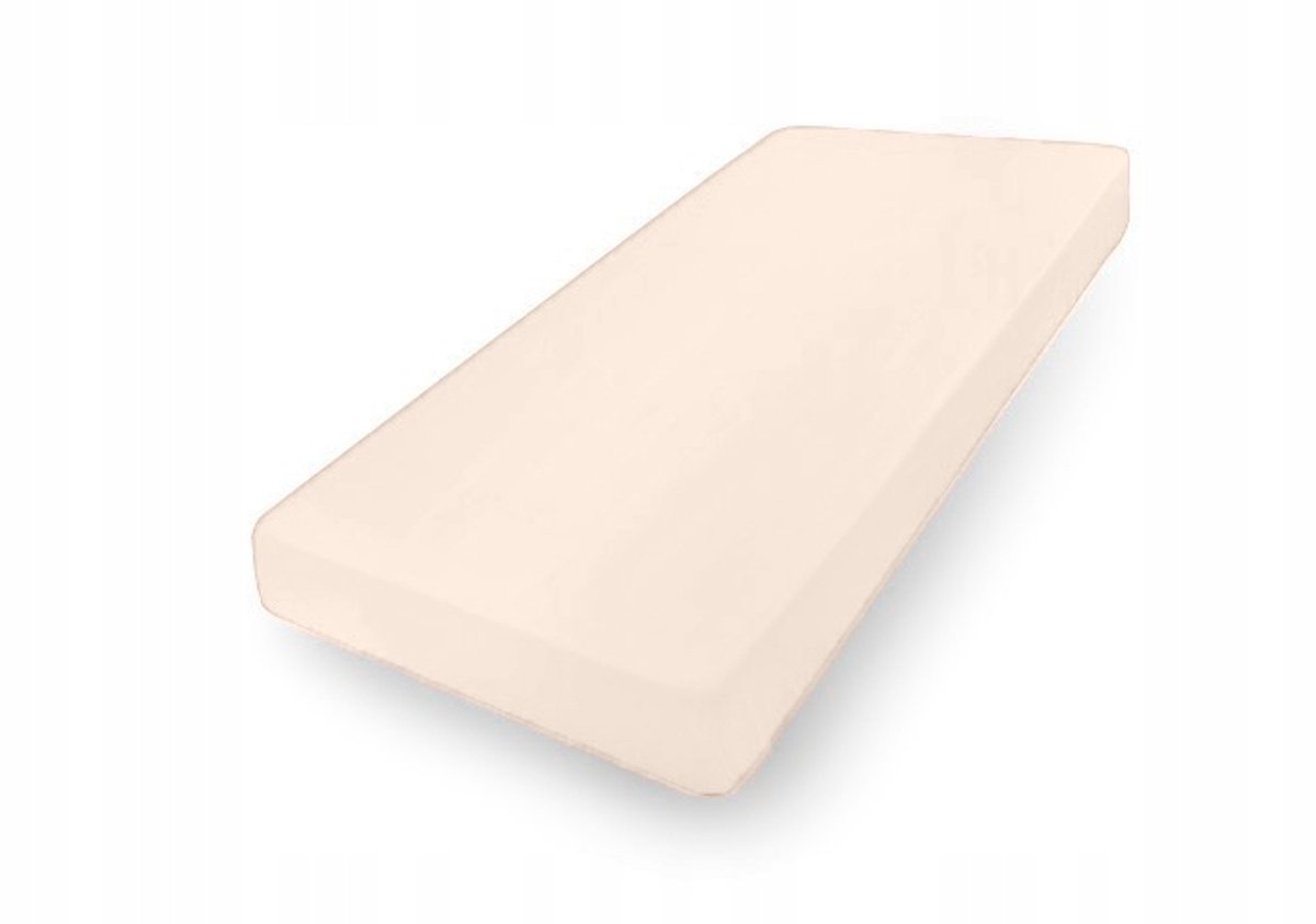 Matex Jersey Hoeslaken met Elastiek 140x200cm - Beige