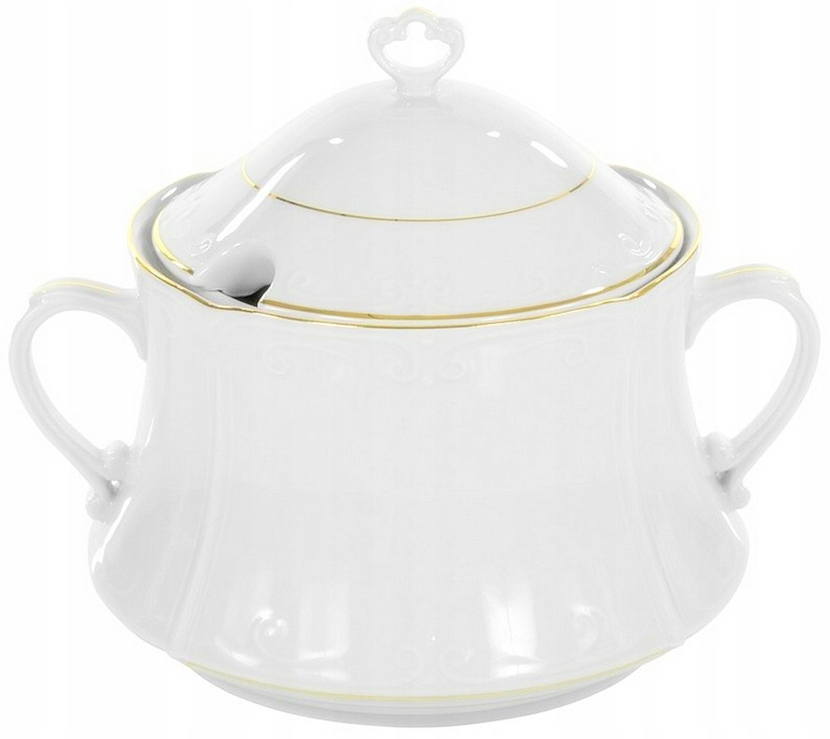 Chodzież Kamelia Servies 108 Delen voor 12 Personen - Goud & Wit