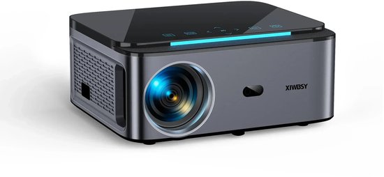 Xiwbsy - 8G Manual Focus1 - Beamer - Projector Beamer - Mini Meamer - 4k - Full HD 1080P - 1920x1080dpi - Automatische focus - met WiFi - 25000Lumens - 108W - Zwart