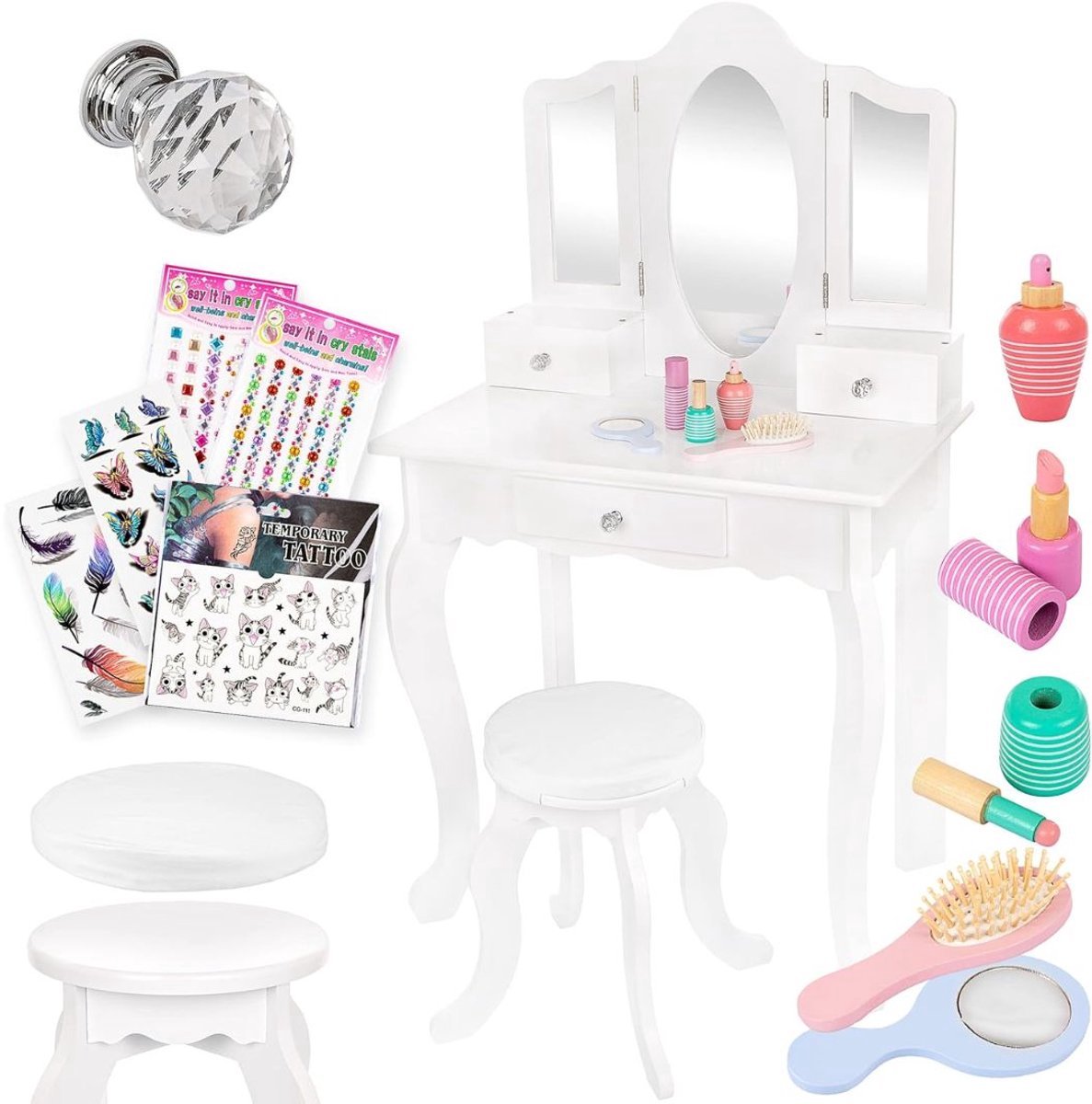 Thuys – Kaptafel Kind – Make Up Tafel – Voor Meisjes – Schminktafel