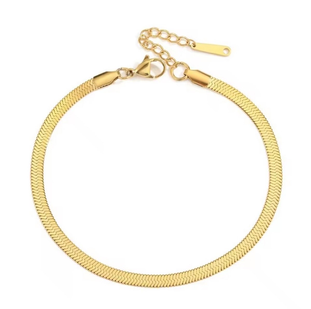 Enkelbandje elagant shiny - goud - LMPiercings