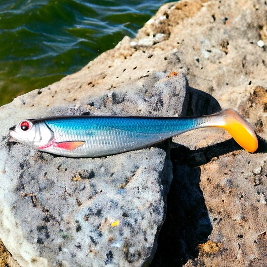 DAM Effzett Shadster 7cm Roach UV - Kunst aas voor snoekbaars en snoek van DAM — afbeelding 3
