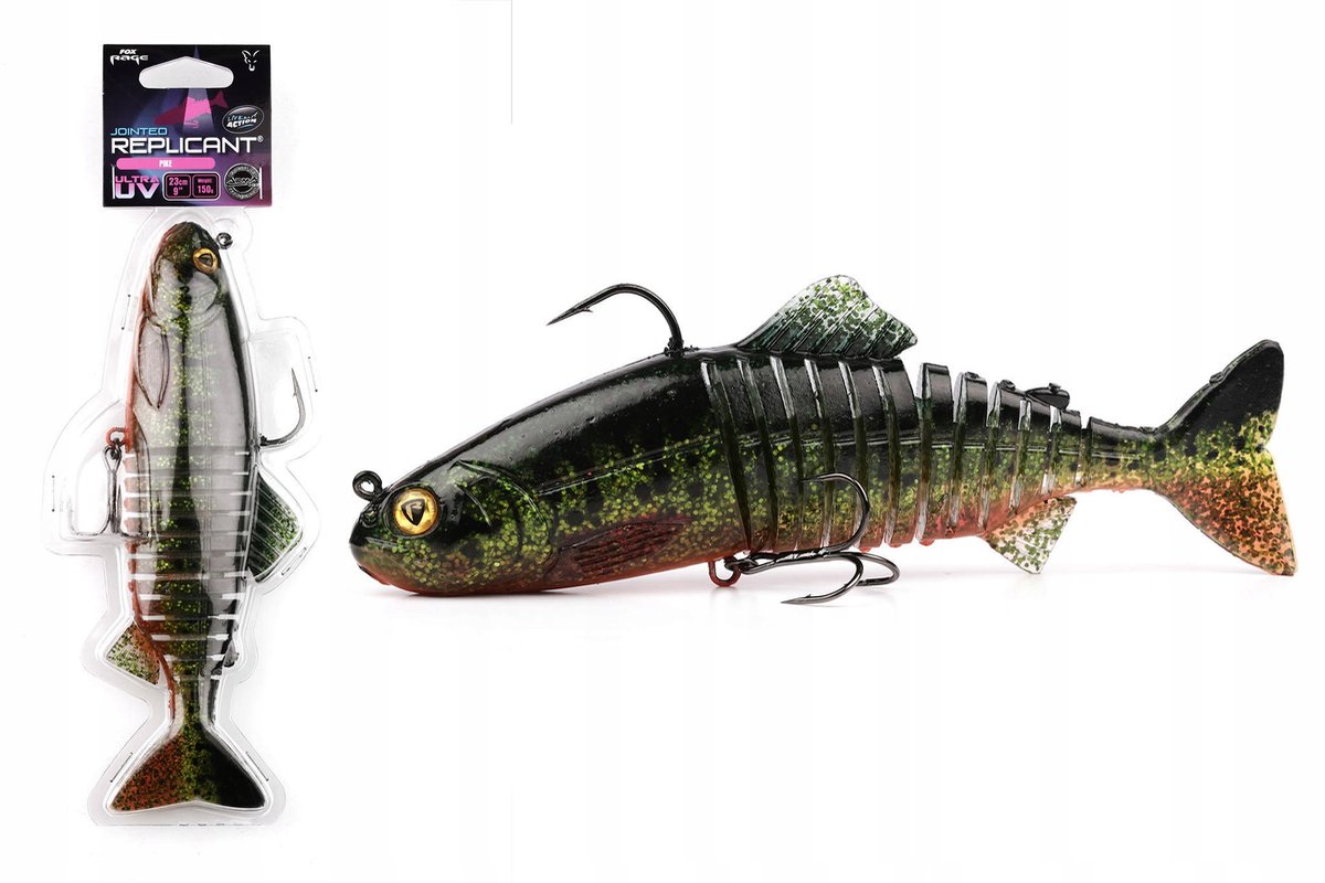 Fox Rage Jointed Replicant Pike UV 23cm Kunstaas