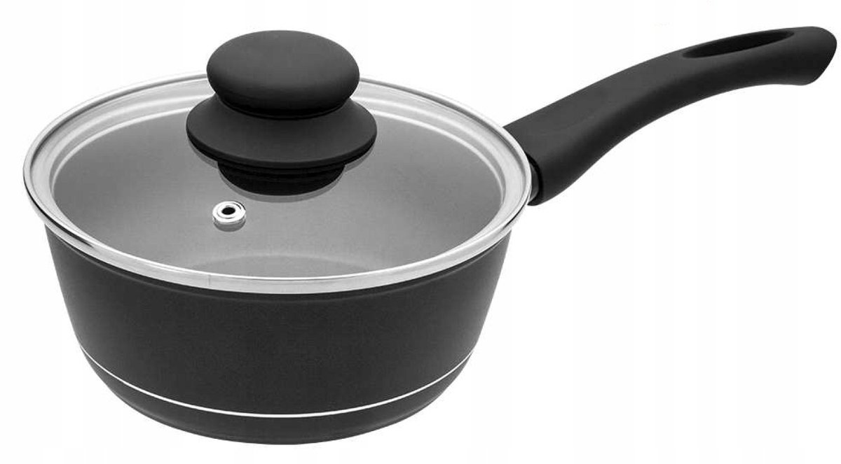Galicja Royal Steelpan met Deksel - 1,2L, 16cm, antiaanbaklaag