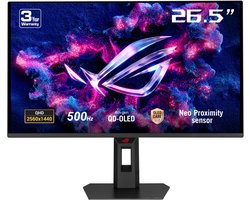 ASUS ROG Strix OLED XG27AQDPG - QHD QD-OLED Gaming Monitor - 500Hz - 0.03ms - G-Sync Compatible - 26.5 Inch
