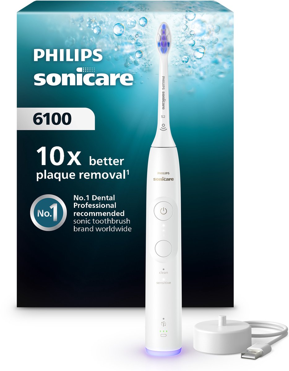 Philips Sonicare 6100 Series HX7400/01 Wit