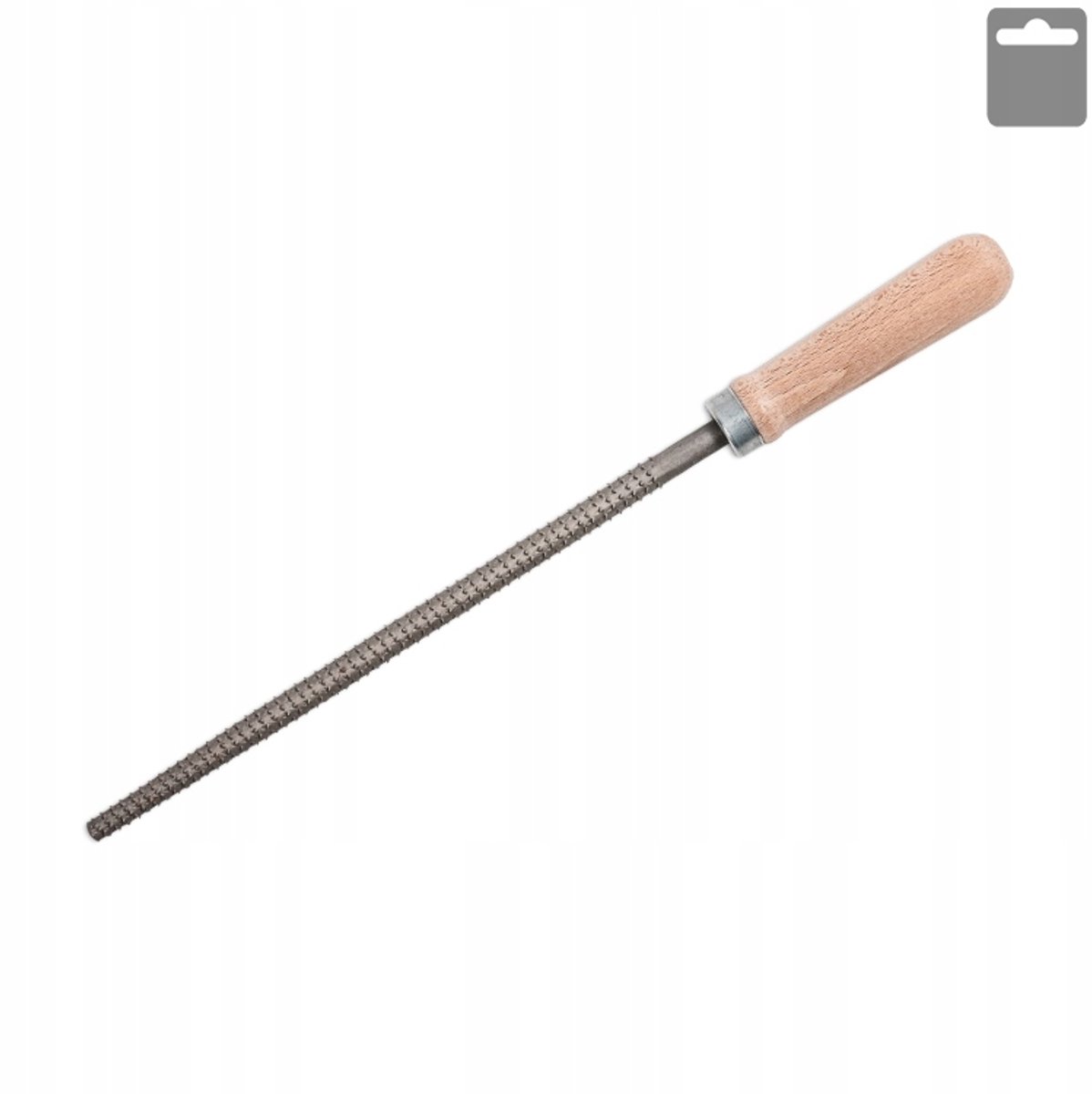 Maan Houtvijl Rond 200mm - Ruw Schurend