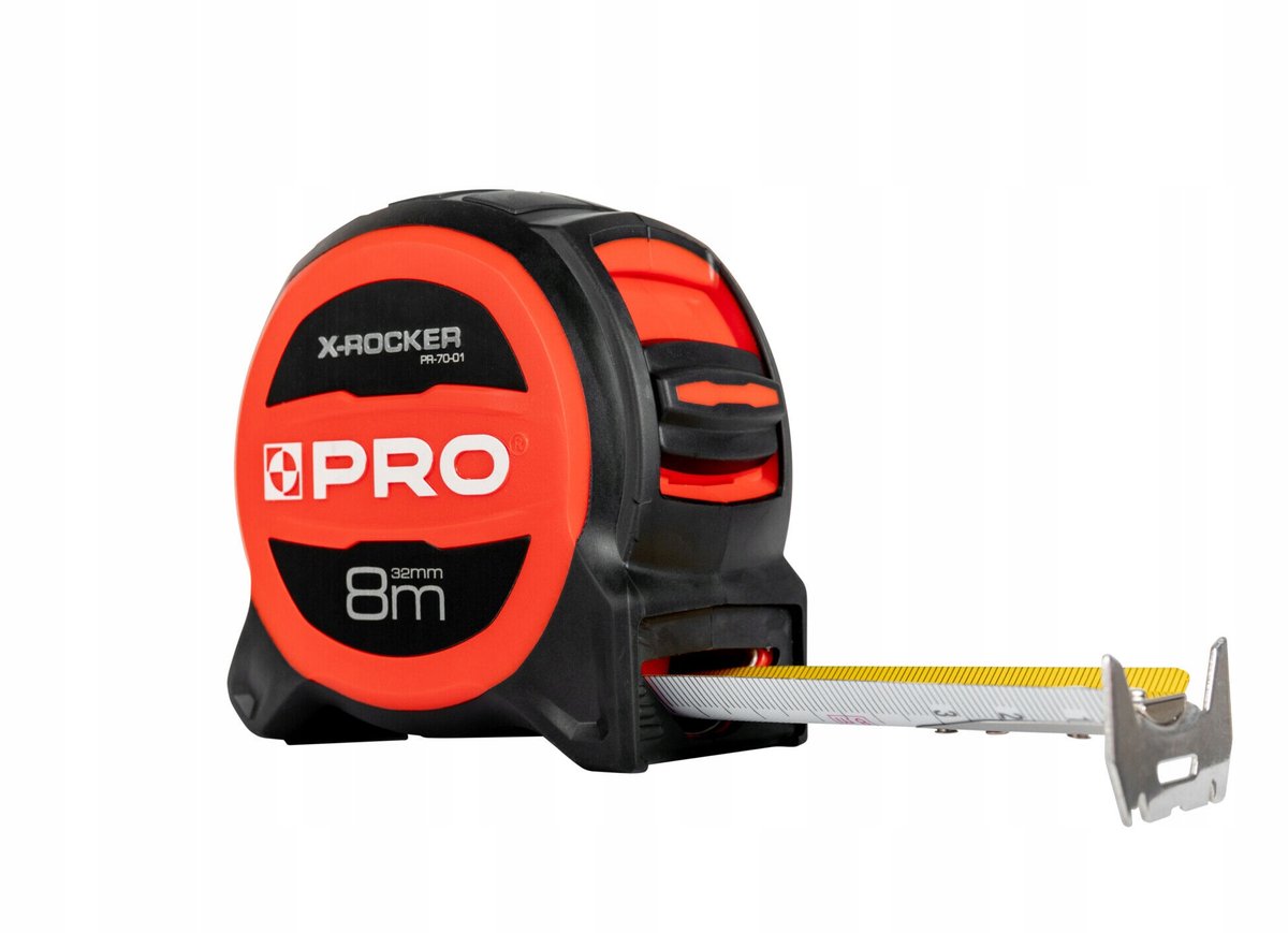 PRO X-ROCKER Rolbandmaat 8m/32mm met Magneet