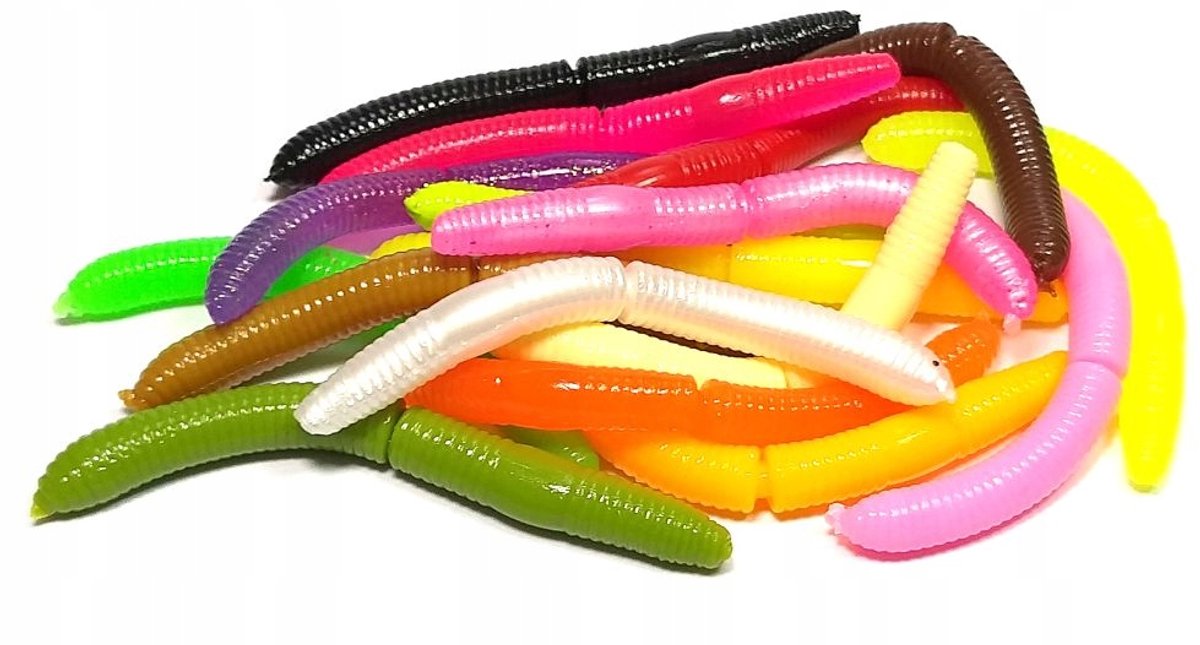 Libra Kunstaas Fatty'Dworm 75mm Krill - 8 st