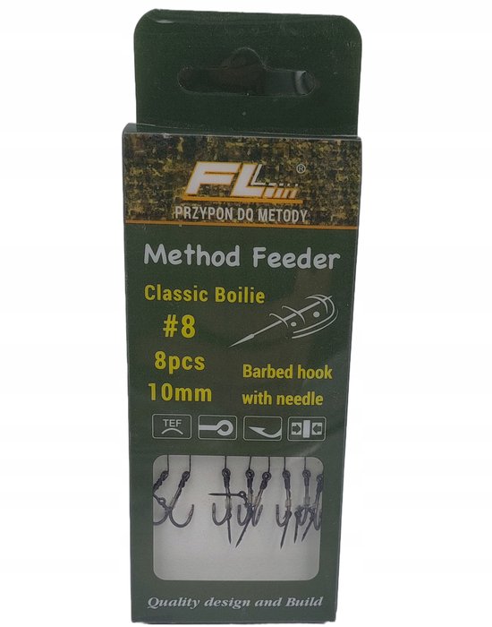FL Method Feederhaak met ingestoken naald - Maat 8 van FL — afbeelding 2