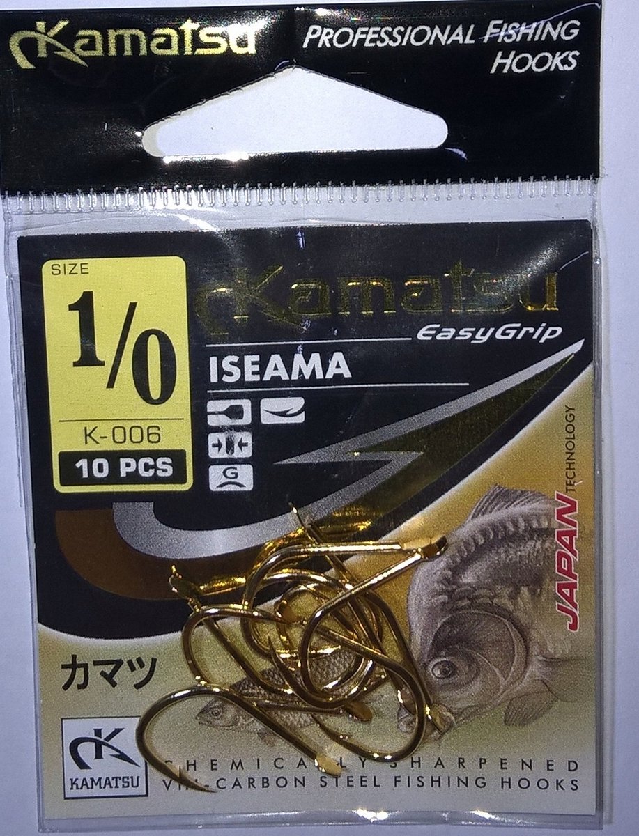 Kamatsu ISEAMA K-006 GOLD Haak met Schoudertje - Maat 1/0