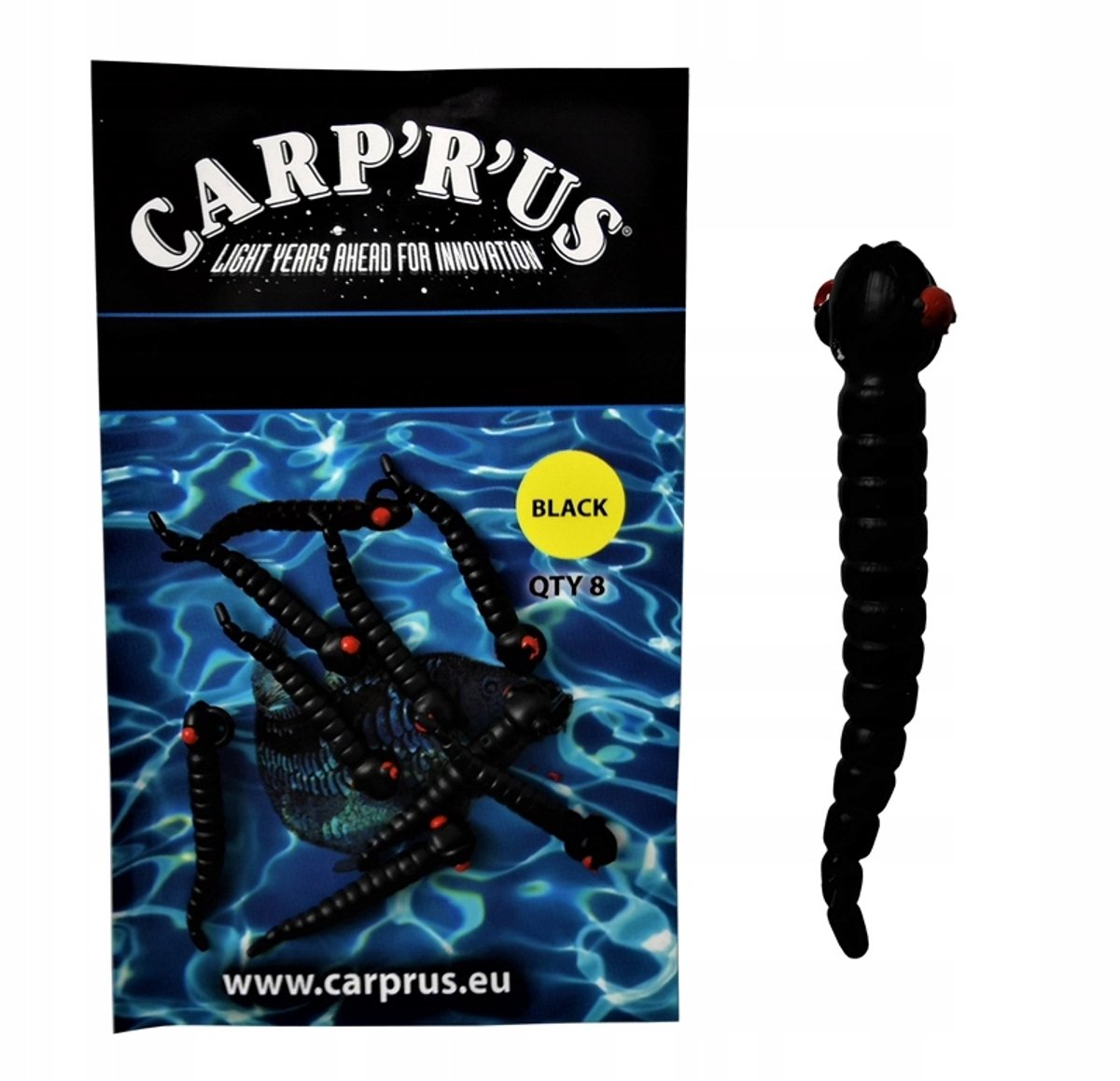Carp'R'Us Mouthsnagger Shorty Zwart - 8 st