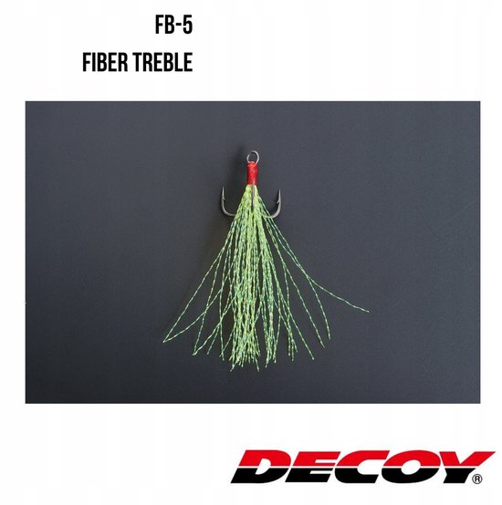 Decoy FB-5 Fiber Treble Hook #6 (2 stuks) - Lichtgewicht & schaarhaak van Decoy — afbeelding 4