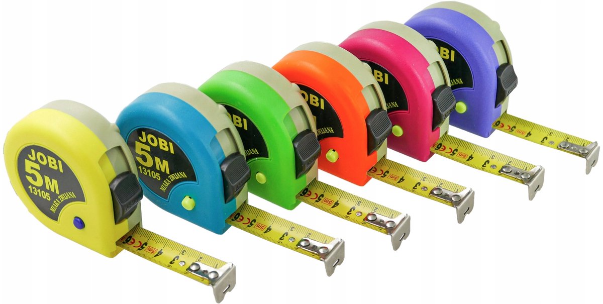 JOBI Rolate 5m x 19mm met Blocker-functie - Precision Meetlint