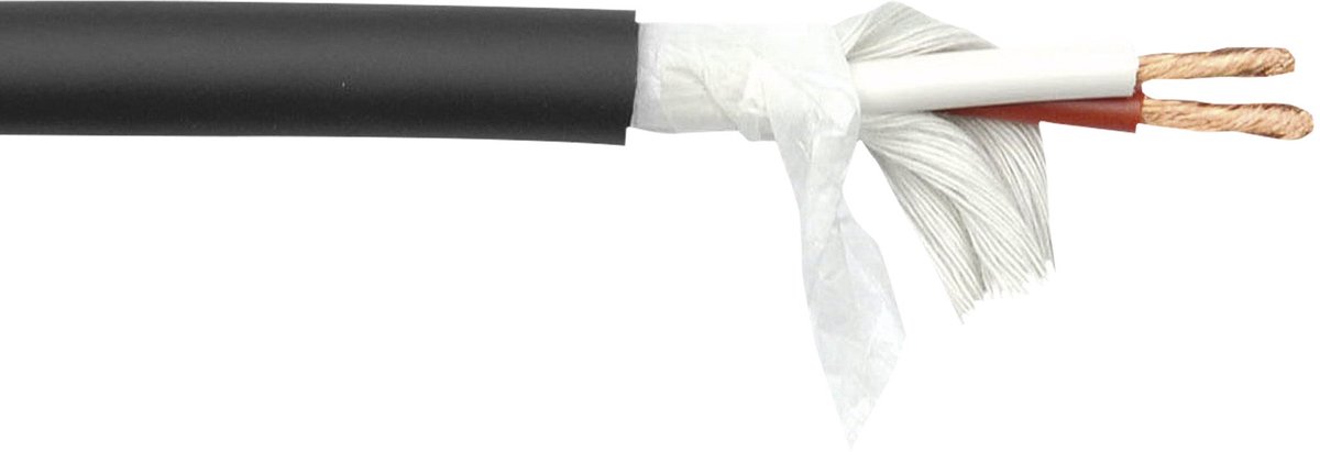 DAP SPK-240 stage-speakerkabel 2x 4 mm², 50 meter zwart