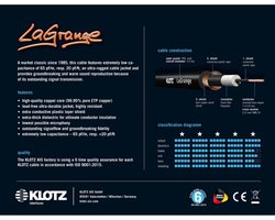 Klotz LA-GPR0450 Câble guitare LaGrange Supreme 4,5 m - Câble instrument