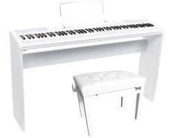 Fazley FSP-200-W digitale piano wit + onderstel wit + pianobank wit