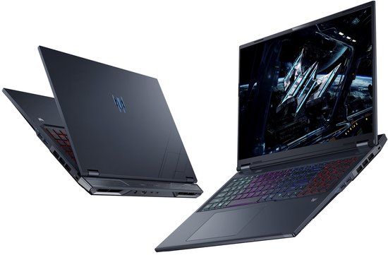 Predator Helios Neo 18 AI PHN18-72-93GA - Gaming Laptop - 18 inch 165Hz - Core Ultra 9 - 32GB - 512GB SSD - RTX 5060