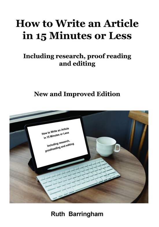 How to Write an Article in 15 Minutes or Less - cover