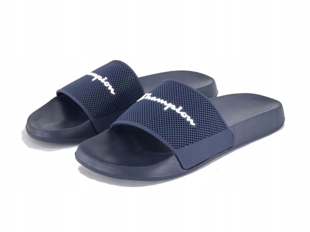 Champion DTN21 Badslippers Heren Blauw