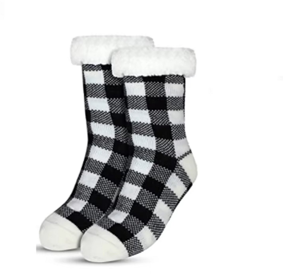 Budino® Huissokken – Verwarmde sokken – Antislip…