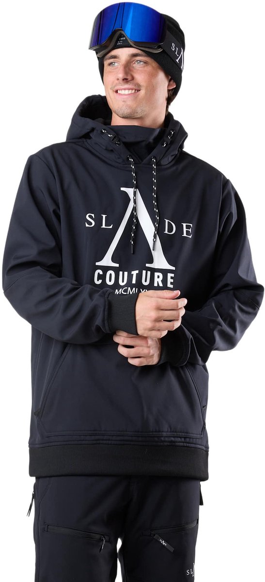 Slade Colorado Softshell Snow Hood – Ski jas voor heren – 2XL Zwart